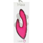 Rechargeable Silicone Rabbit Massager Leah Neon Pink - Image 2