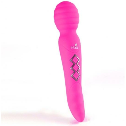 Zoe Rechargeable Dual Vibrating Wand Hot Pink