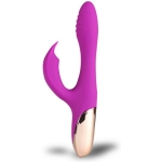 Skyler Rechargeable Silicone Bendable Rabbit Purple - Image 2