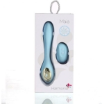 Harmonie Dual Vibrator Teal Silicone Rechargeable - Image 3