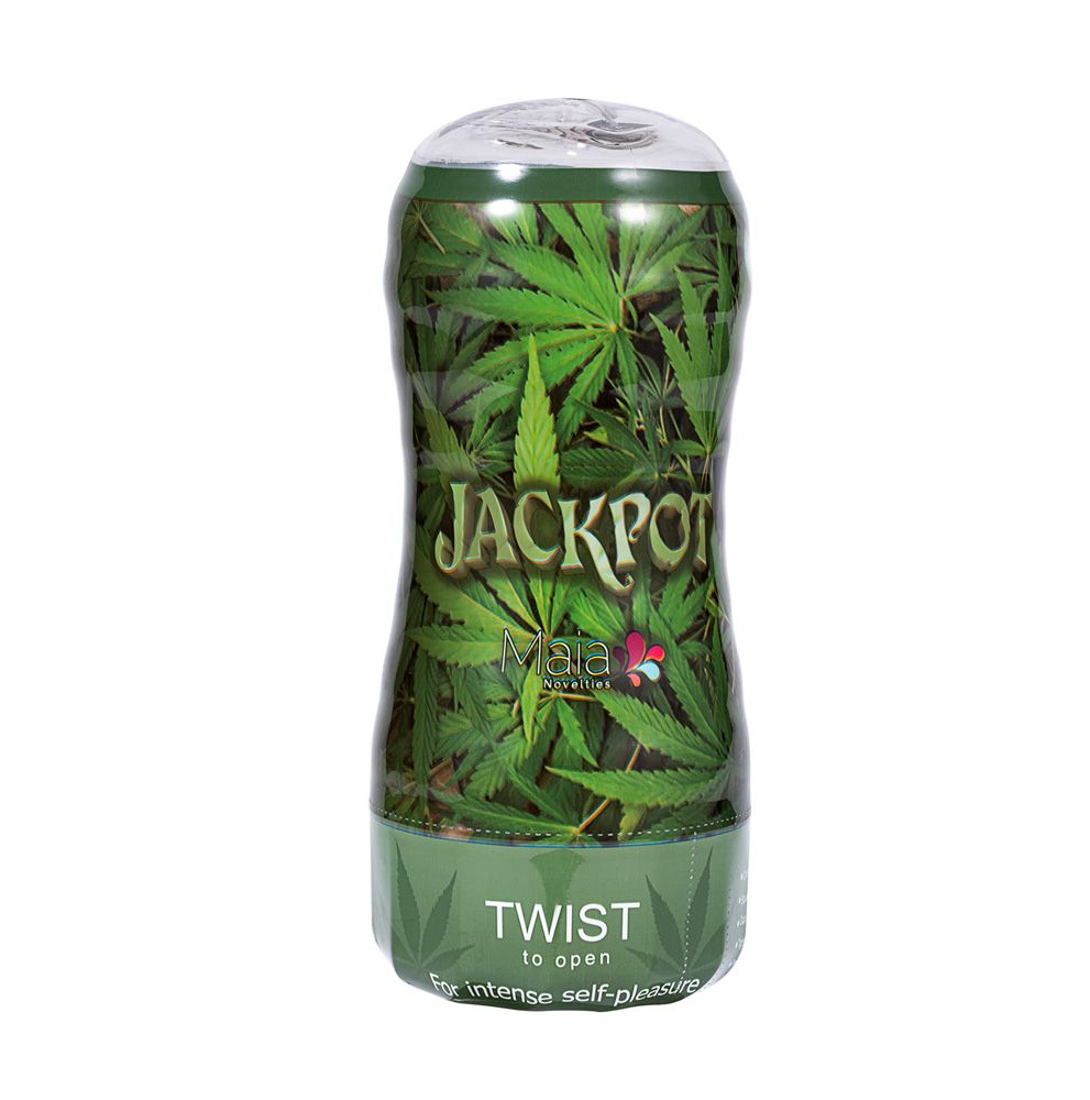 MTMA2203jackpottwist420stroker JACKPOT CANNABIS CRYSTAL CLEAR STROKER 6PC DISPLAY - Image 1