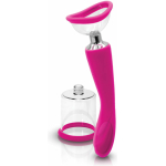 Inya Pump And Vibe With Interchangeable Suction Cups - Pink
