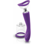 Inya Pump And Vibe With Interchangeable Suction Cups - Purple