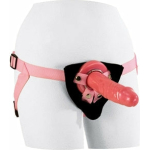 Pink Harness with 7.5 Inch Dong