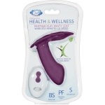 Cloud 9 Health & Wellness Wireless Remote Control Panty Leaf" Vibe - Plum"