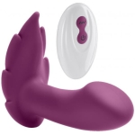 Cloud 9 Health & Wellness Wireless Remote Control Panty Leaf" Vibe - Plum" - Image 3