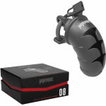 Mancage Chastity Model 08  4.2 inches Silicone Cock Cage Black - Image 2