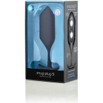 B-Vibe Snug Plug 5 Black Large Butt Plug - Image 2
