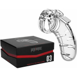 Mancage Model 03 - Chastity - 4.5in - Cock Cage - Transparent - Image 2