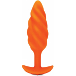 b-Vibe Swirl Texture Plug Orange