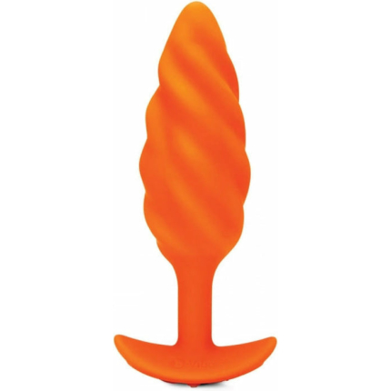 b-Vibe Swirl Texture Plug Orange