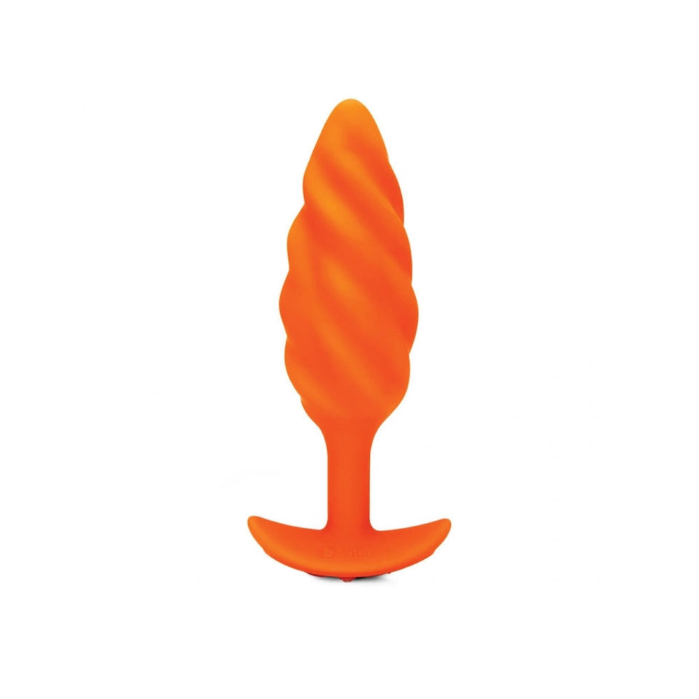 nal-pic_jpg_f406dd39-9f57-4b13-a84b-91d3c0346c48 b-Vibe Swirl Texture Plug Orange - Image 1